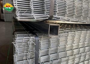 China HUILONG Construction Site Galvanized Welded Wire Fence Panels 50x100mm Mesh wholesale