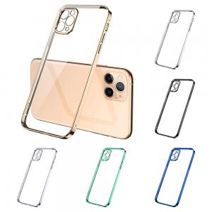 China Cxfhgy  Electroplate TPU Soft Case For iPhone 12 Mini 12 Pro Max For iPhone 12 Pro 6.1'' Case Soft Silicone Transparent wholesale