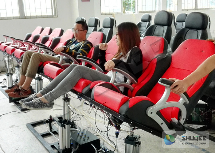 China 5D Luxury Movie Theater Seat Electric Hydraulic And Pneumatic Mobile Seats wholesale