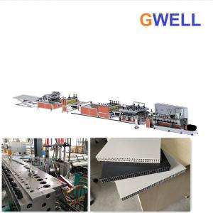 China PP Hollow Building Sheet Extrusion Line Plastic Building Board Making Machine wholesale