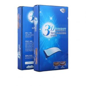 China GMP 3D Dental Teeth Whitening Strips Non Peroxide PAP 100% Effective wholesale