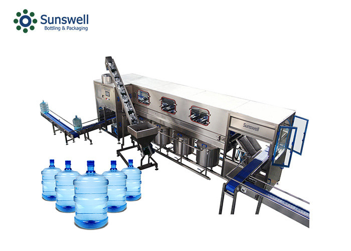 China Automatic 5 Gallon Bottle Barrel Water Washing Filling Capping Machine wholesale