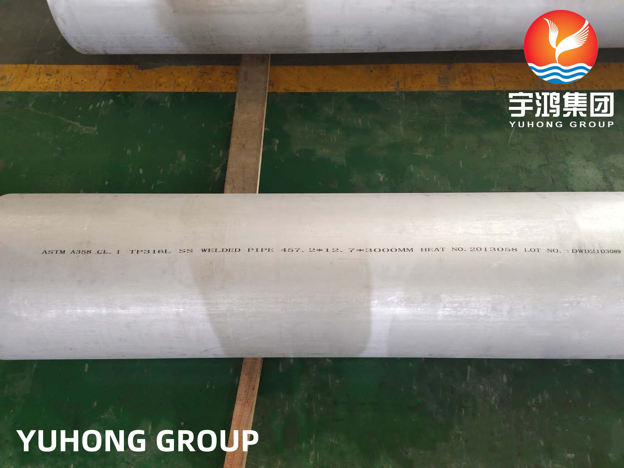 China ASTM A312 ASTM A358 TP316/316L TP321/321H STAINLESS STEEL WELDED PIPE BEVELLED END wholesale