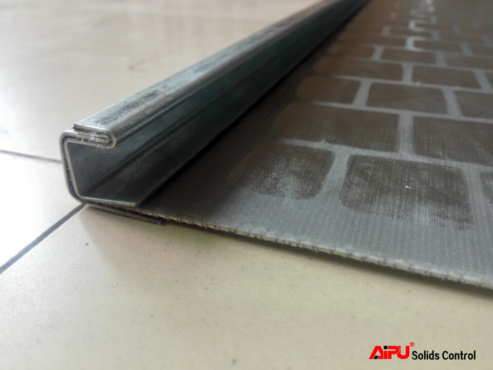 China API RP 13C Conformed Hook Strip Flat Shaker Screen 100 Mesh 1000x1024mm wholesale