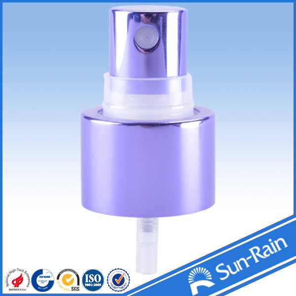 China pressure mist sprayers Sunrain aluminium plastic mist sprayer 24/410 wholesale