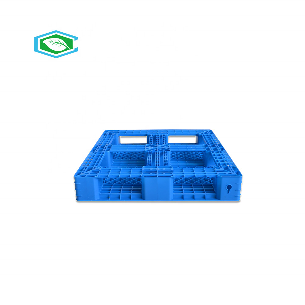 China 1210 Reinforced Plastic Pallets 0.6 T Rack Load Steel Tube Insert High Temperature Resistance wholesale