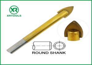 China Titanium Coated Metric Masonry Drill Bits Round Shape 3 - 16MM Length wholesale