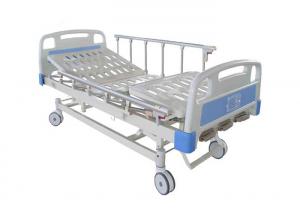 China Foldway Aluminum Guardrail Medical Manual Crank Bed Hospital Furniture (ALS-M309) wholesale