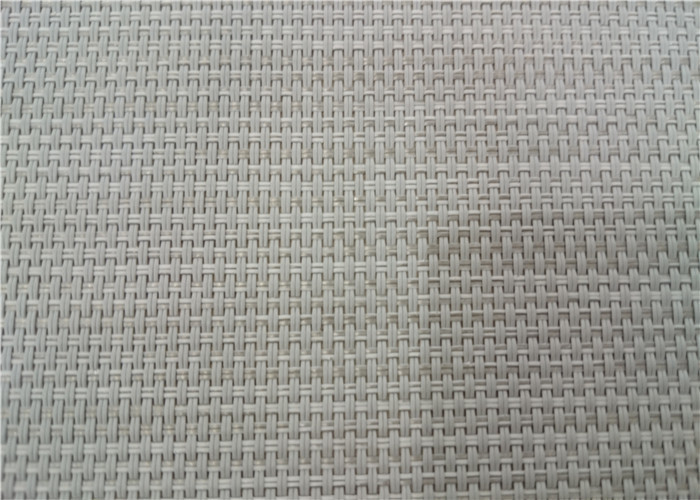 China pvc woven vinyl mesh fabric  Semi-Sheer Outdoor  Shade material wholesale