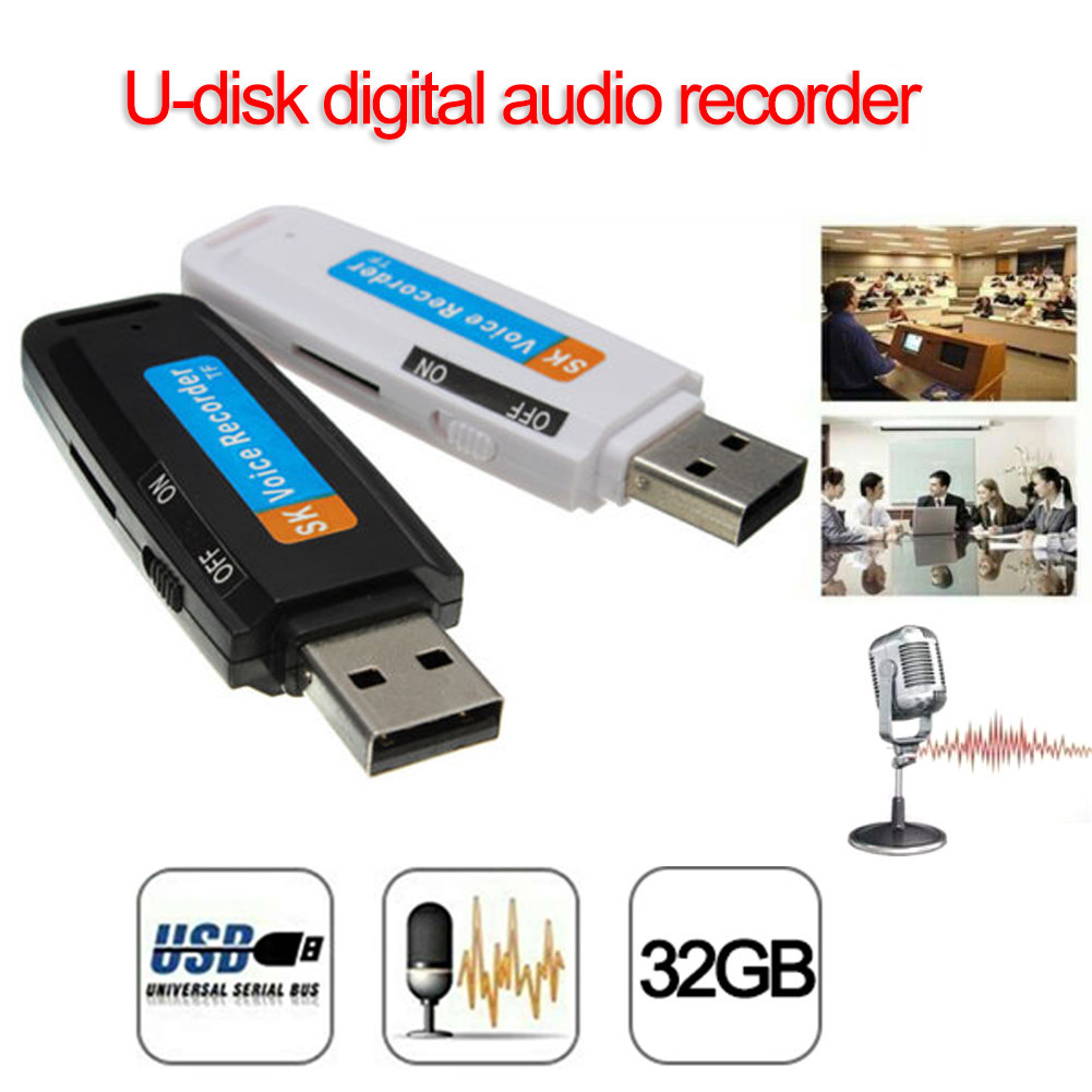 China U-Disk Digital Audio Voice Recorder Pen USB Flash Drive up to 32GB Micro SD TF wholesale
