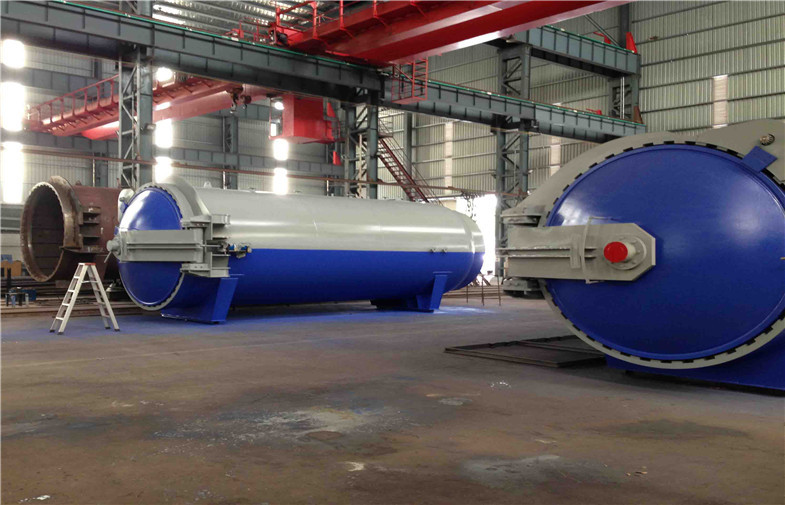China Pneumatic Laminated Vulcanizing Autoclave , Pressure In Autoclave By PLC Controller wholesale