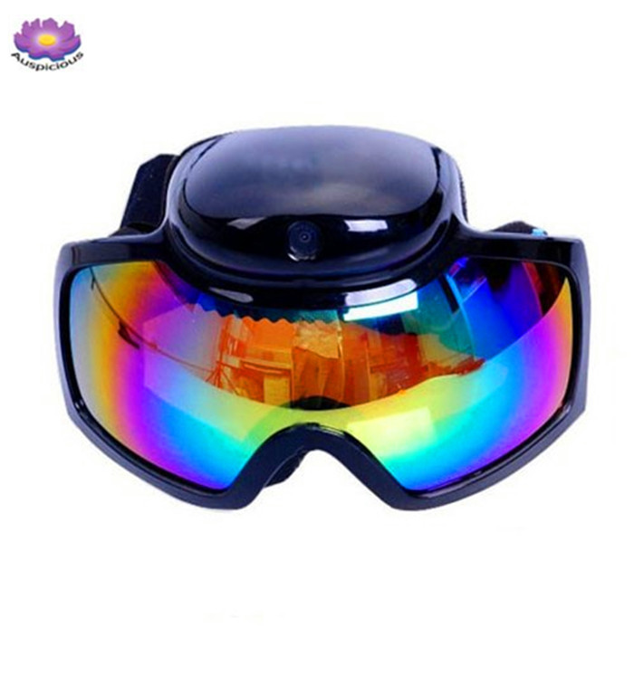 China Fashionable Full HD 1080P Sports Skiing Goggles  Camera Outdoor DVR Glasses Action Camera glasses for skiing Sun Glasses wholesale