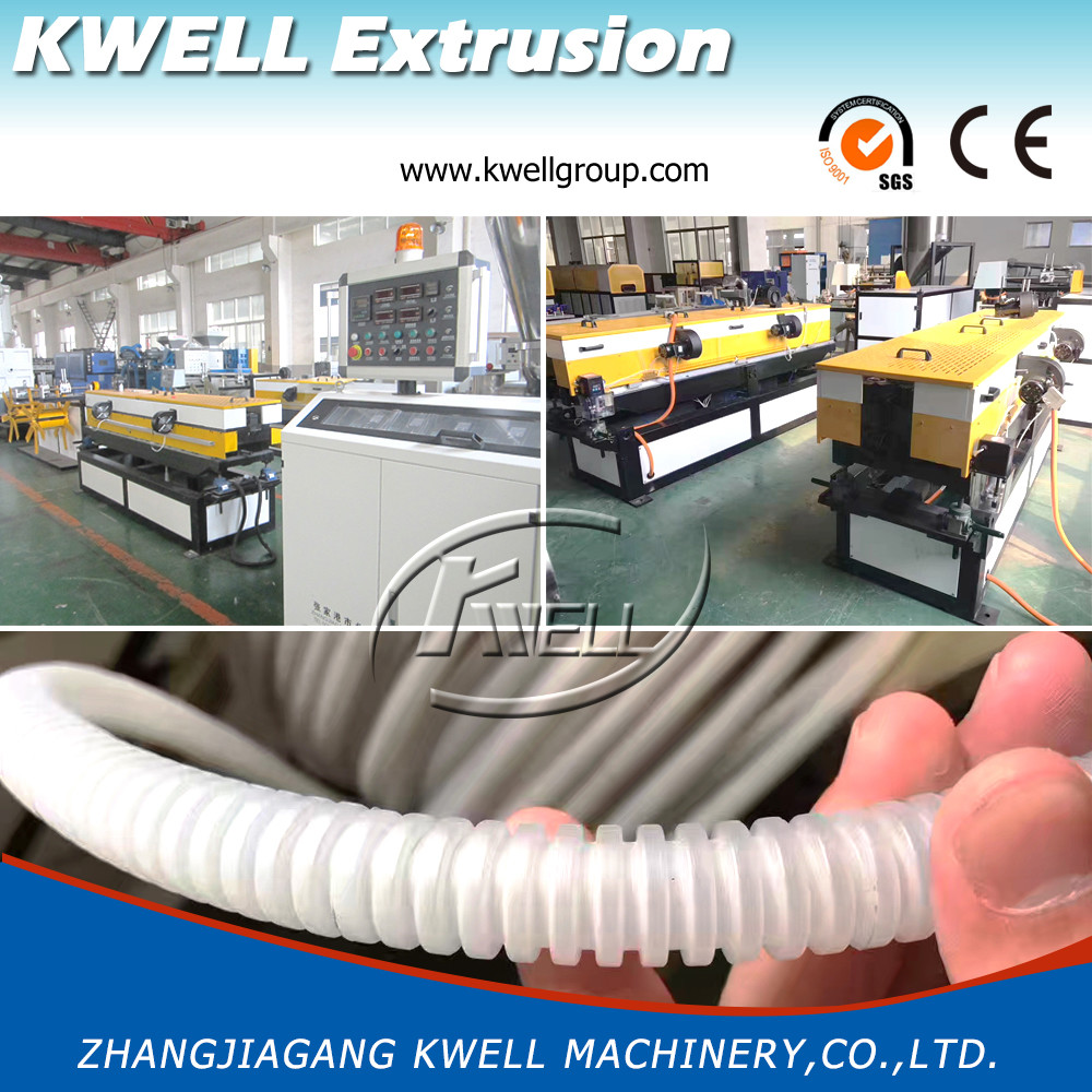 China Single Wall Corrugated Pipe Production Line, Wire/Cable Protective Pipe Extruder wholesale