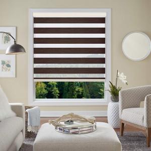 China Radiation Protection Manual Roller Blind Curtain Zebra Window Blinds Customized Size wholesale