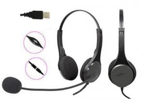 China USB Computer Headphone With Mic and Volume Control (HT1006UQ) wholesale