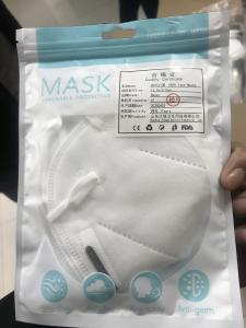 China 4 Ply KN95 Non Woven Pretective Mask, CE FDA Certificate Face Cap wholesale