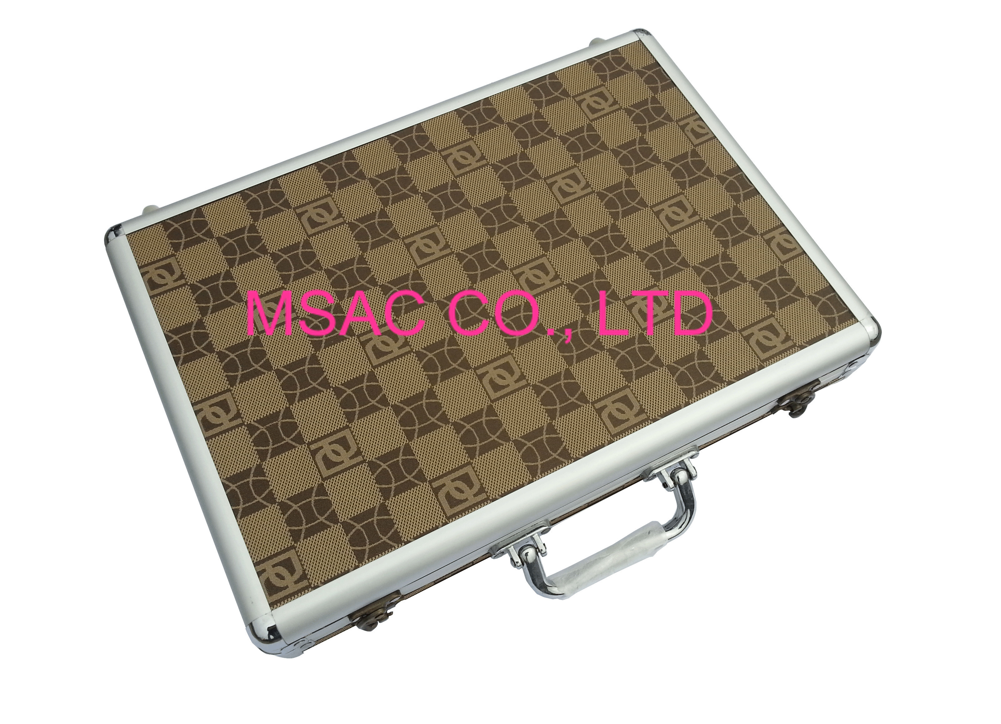China Durable Padded Aluminum Case Big Space , Red Lining Aluminum Tool Case wholesale