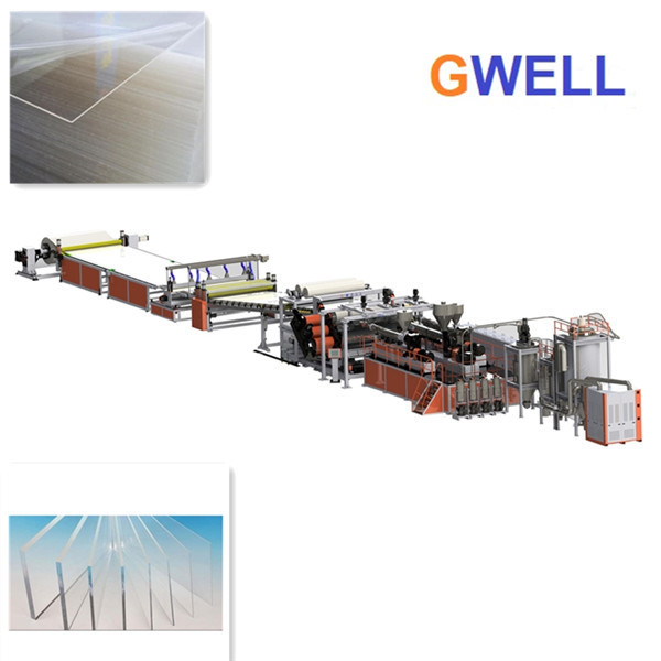 China PMMA Transparent Plate Production Line PMMA Plate Extrusion Machine wholesale
