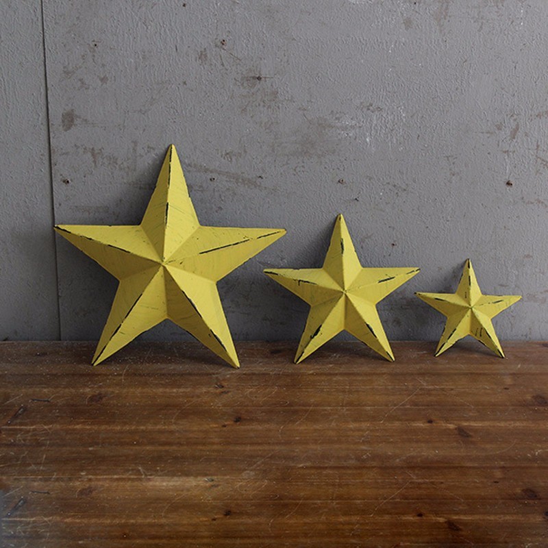 China Decorative Nostalgic Outdoor Star Wall Decor Metal Stars For Crafts wholesale