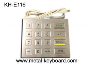 China Stainless Steel Panel Mount Kiosk Metal Keypad with USB Interface Vandal Proof wholesale