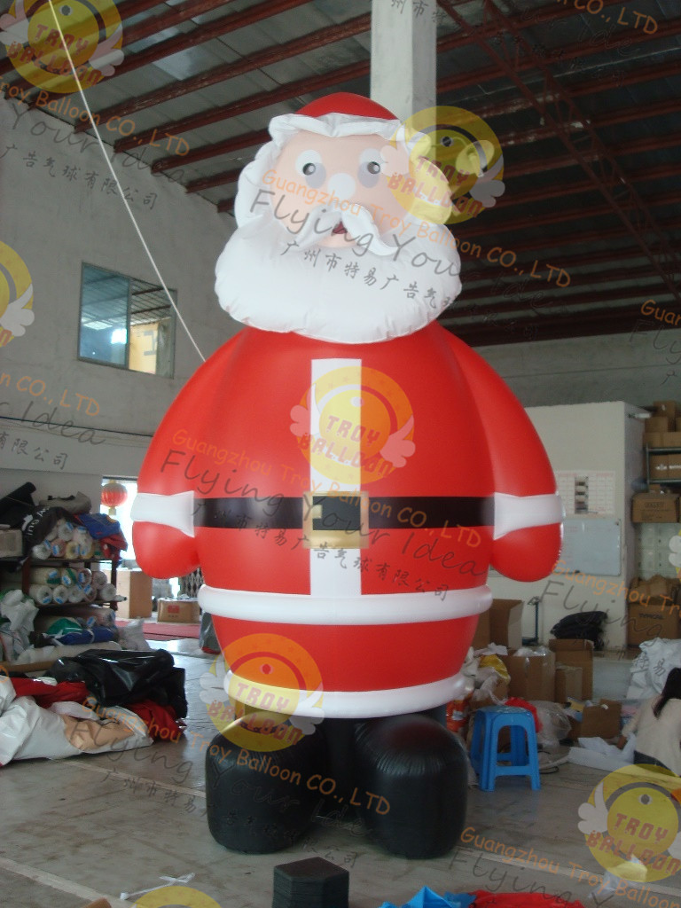 Giant Inflatable Balloon Santa Claus For Christmas Decoration