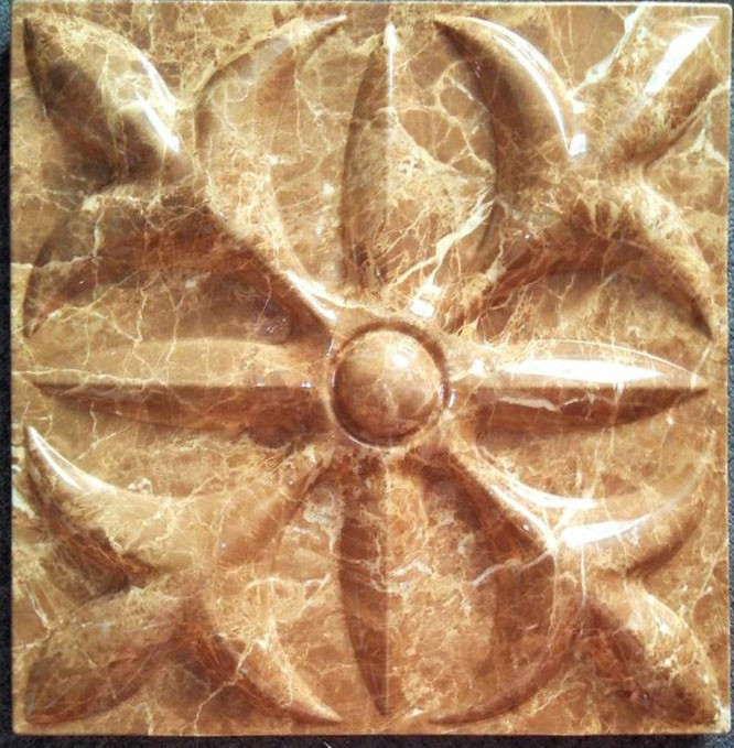 China Fire Retardant Marble Outdoor 3D Wall Covering Hanging 3D Wall Decor Panels wholesale