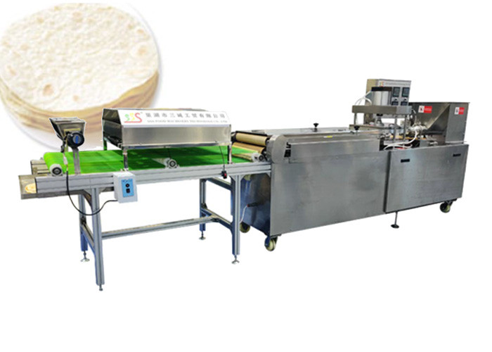 China Supermarket 21kw Automatic Tortilla Making Machine Silver Color wholesale