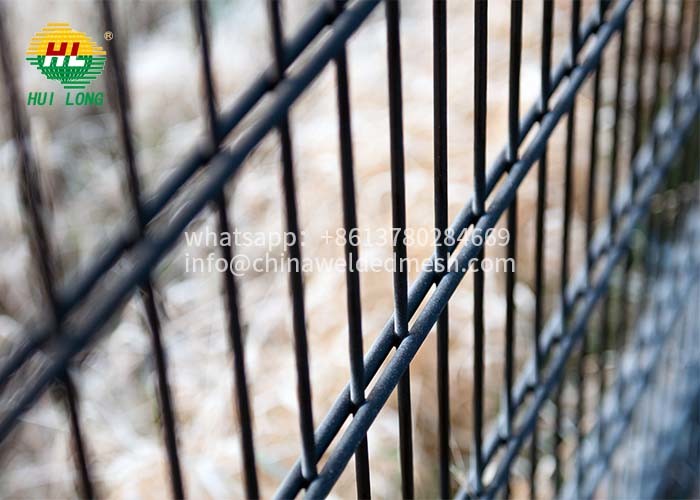 China HUILONG Steel Welded Wire Fence Panels , 868 Twin Wire Mesh Fencing wholesale