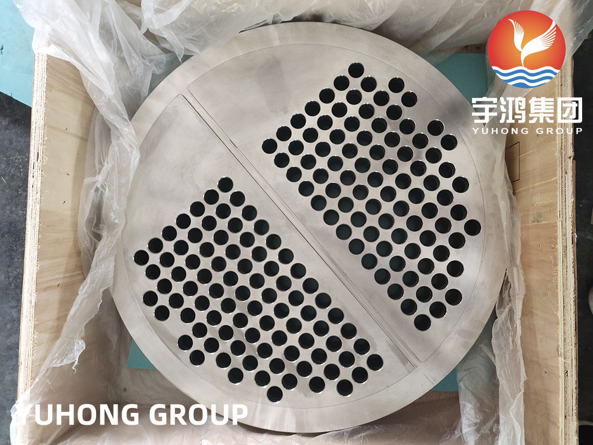 China EN10028 1.4541 / F321 Stainless Steel Forged Heat Exchanger Tubesheet wholesale