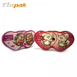 China personalized heart tin gift boxes wholesalers wholesale