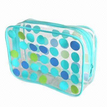 China Promotional Phthalate-free PVC Cosmetic/Toiletry Bag, Available in Various Printing Techniques  wholesale