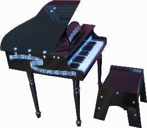 China 30-Key Toy Grand Piano with Hinge, Matching Bench & Music Stand (G30TL-1G) wholesale