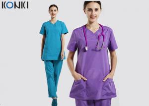 China Hospital Nurse Uniform Medical Office Uniforms Ventilate Cotton Female Workwear wholesale