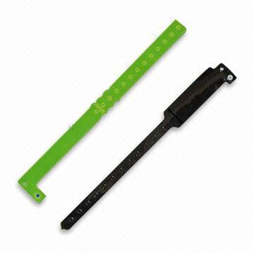 China Tyvek PVC Disposable One Time Use Bracelet/ID Wristband wholesale