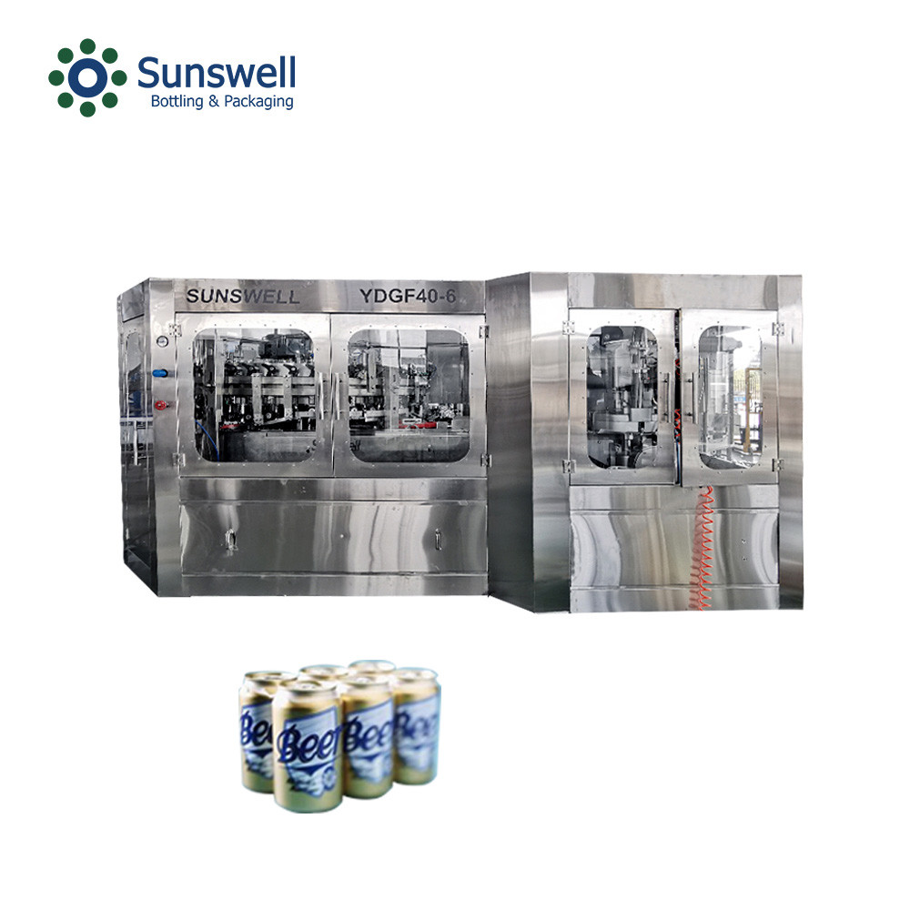 China Complete Aluminum Can Beverage Production Line A to Z Aluminum Can Beer Energy Drink Carbonated Filling Machine wholesale