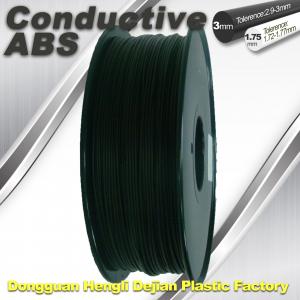 China Good elasticity universal ABS Conductive 3d Printer Filament in Black wholesale