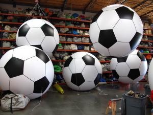 China Soccer Shape Giant Advertising Inflatable Helium Balloon With Full Printing wholesale