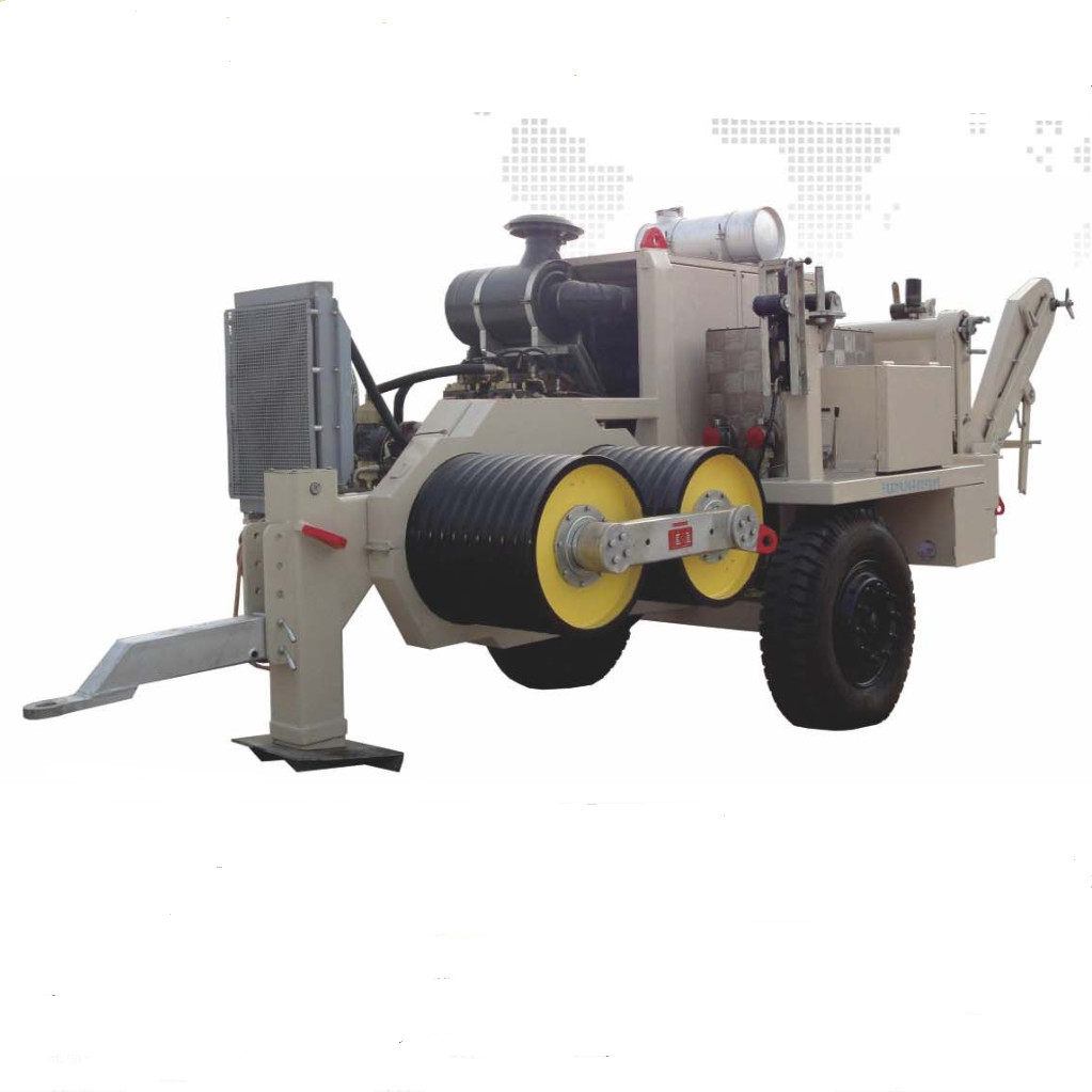 China SA-YQ90 90KN steel Cable Tensioners Hydraulic Puller With Diesel Engine wholesale