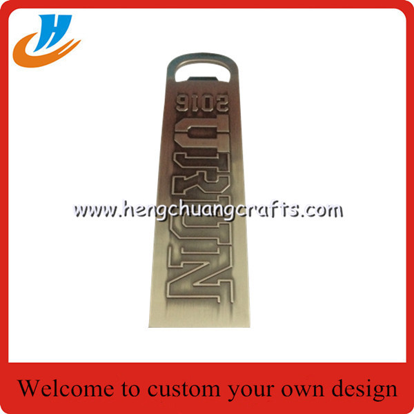 China Antique silver plated bottle opener,zinc alloy die cast bottle opener with engrave wholesale