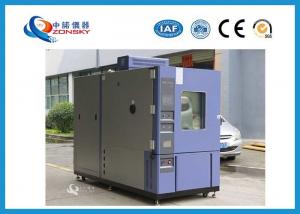 China Computer Controlled Thermal Shock Chamber Switch Cold And Hot Air By Cylinder Valve wholesale