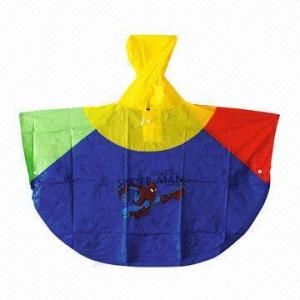 China Promotional Children's Raincoat/Rainwear, Customized Logos are Welcome  wholesale