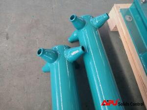 China Swivel Type Vertical Drilling Mud Gun Rubber Nozzle For Mild Steel Mud Mixing wholesale