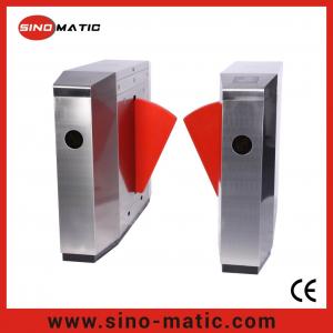 China Security And Safety Equipment Waist hight CE approved retractable flap turnstile wholesale