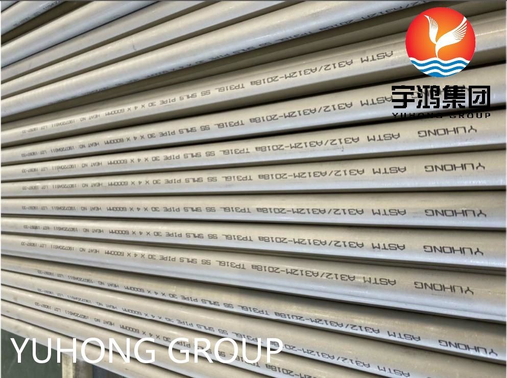 China ASTM A312 TP316L STAINLESS STEEL PIPE HEAVILY COLD WORKED OD30MM WT3MM wholesale