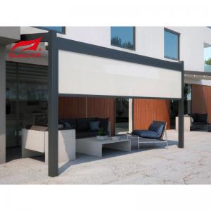 China 10' × 13' Aluminum Outdoor Louvered Pergola Deck Garden Patio Gazebo With Adjustable Roof wholesale