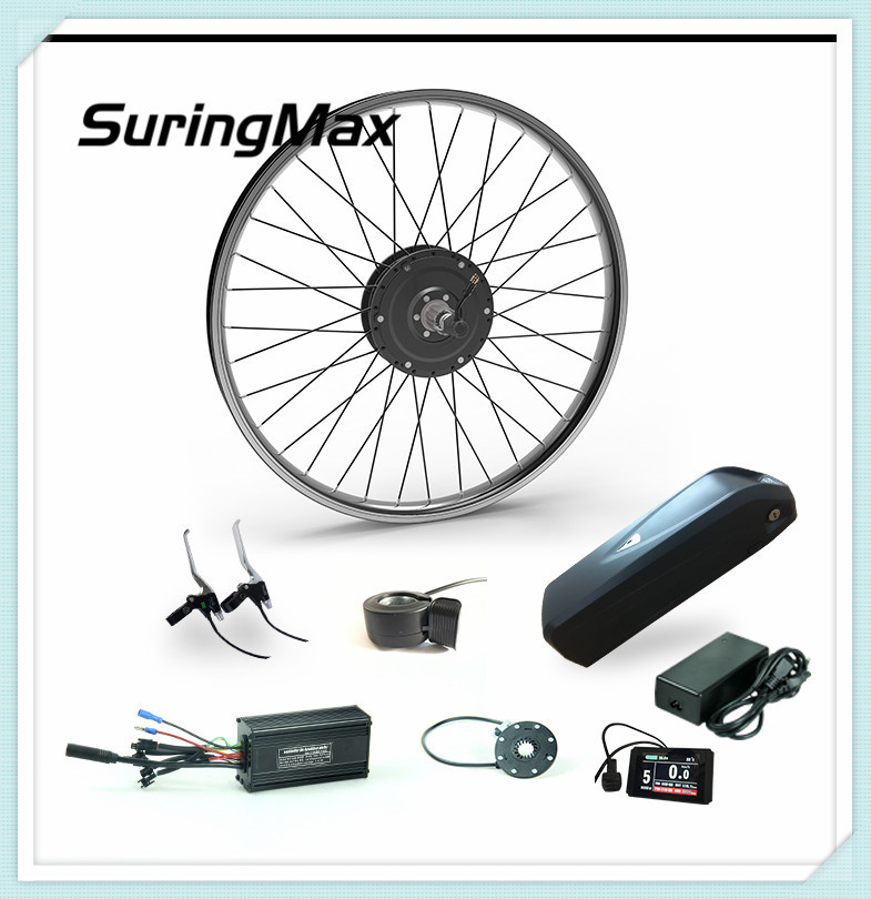 China 48V 500W Gear Motor With LG Cell Lithium Battery, Electric Mountain Bike Kit wholesale