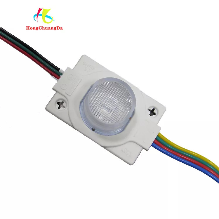 China SMD3030 Single LED Module RGB With Lens 46*30mm 110 Lumen Tri Color wholesale
