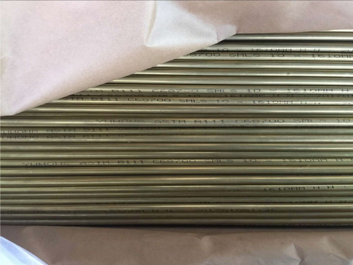 China ASTM B111 C68700 Seamless Alumium Copper Alloy Tube For Condenser wholesale