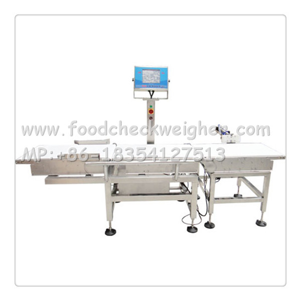 Quality Food Check Wegher with conveyor belt and rejector for food processing line for sale