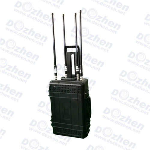 China GPS WIFI 200M 6 Channels 90W Drone Frequency Jammer wholesale